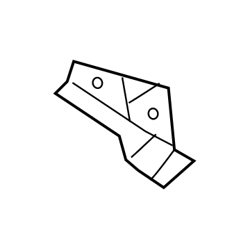 Mopar 68260019AA Bracket Engine Mount Front Left