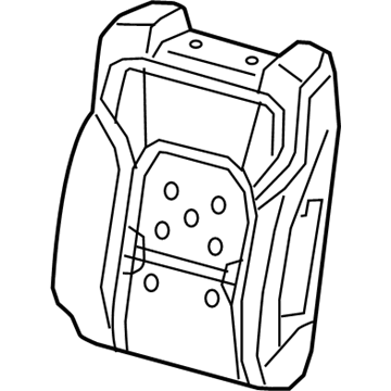 Ram 68299837AB FOAM Seat Back Front