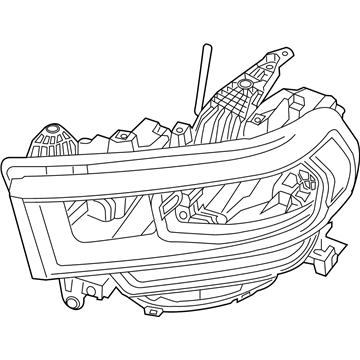 Ram 68360176AC HEADLAMP