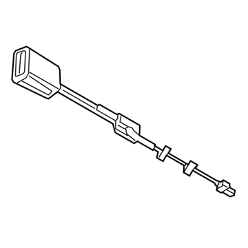 Jeep 68268774AA BUCKLE ASSY BUCKLE ASSY-S/BELT