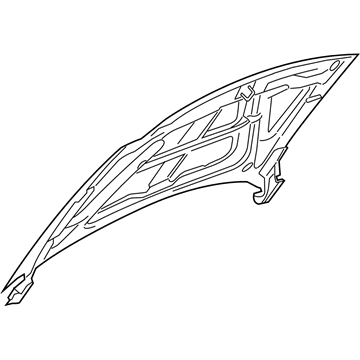 Jeep 68040264AI PANEL Hood