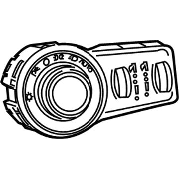 Chrysler 68156005AD SWITCH Headlamp