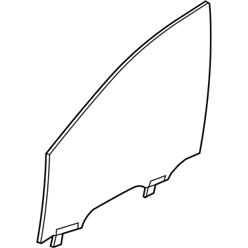 Chrysler 68231940AA GLASS Front Door