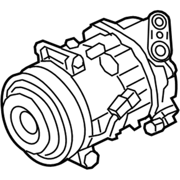 Jeep 68103198AB COMPRESSOR Air Conditioning