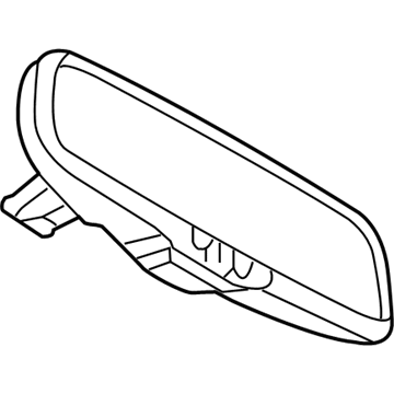 Dodge 68104885AD MIRROR Inside Rear View