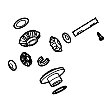 Ram 68067898AC GEAR KIT Center Differential