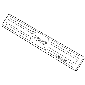 Jeep 6BZ42TX7AB APPLIQUE Interior Trim