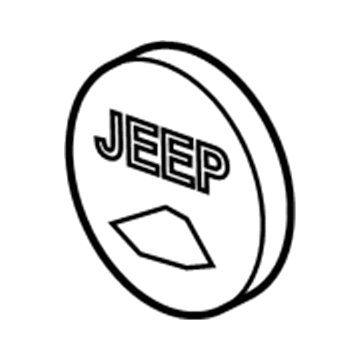 Jeep 68309634AB MEDALLION Fender Front Trail Rated