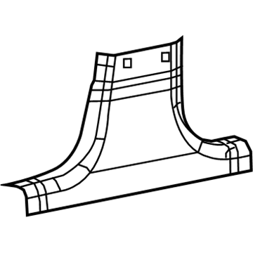Mopar 1UD02DX9AA Panel B Pillar Lower Trim