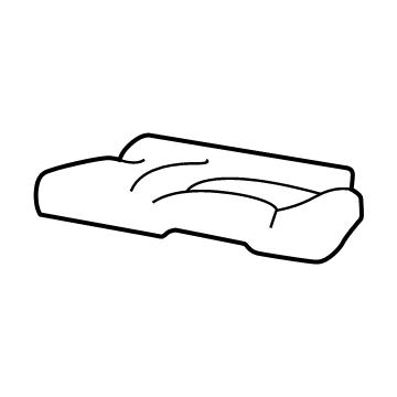 Mopar 6ST49LAAAC Cover - Rear Seat Cushion Mopar 6ST49LAAAC Cover - Rear Seat Cushion