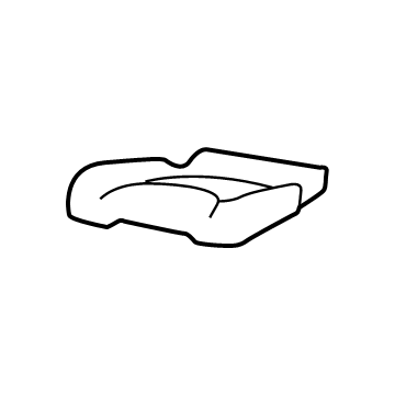 Jeep 6ST42LAAAB COVER Rear Seat Cushion Right