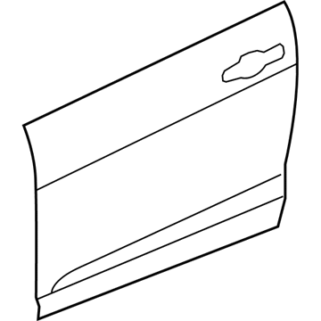 Dodge 68082243AB PANEL Front Door Outer Repair