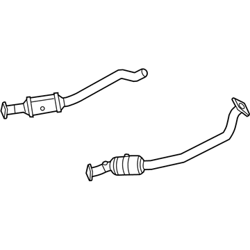 Jeep 68169827AC PIPE AND CONVERTER Exhaust