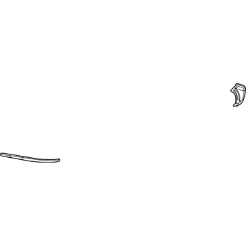 Mopar 68195814AA Bracket Rear Bumper