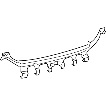 Chrysler 68229231AC SUPPORT Rear Fascia