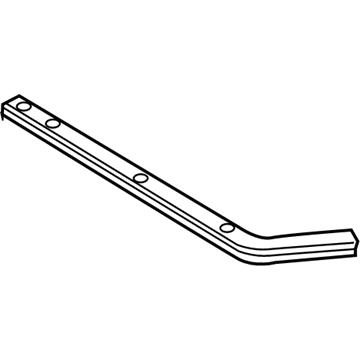 Ram 68266540AA TRACK Sliding Door Part Includes Black Clips