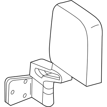 Jeep 55077968AD MIRROR OUTSIDE MANUAL