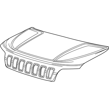 Jeep 68290450AE HOOD