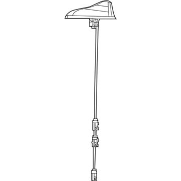 Jeep 68289182AA ANTENNA Cable & Base Assy