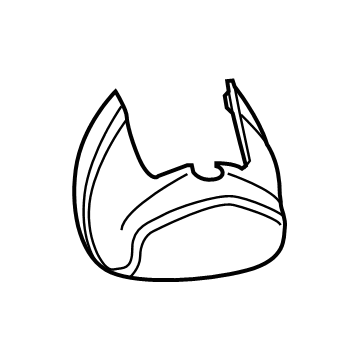 Ram 6BK10TX7AA COVER Mirror Lower Base