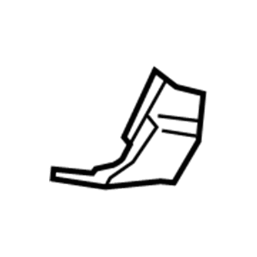 Dodge 68259514AA COVER Close-Out Behind Air Dam