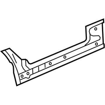 Mopar 68144992AD Sill Bodyside 68144992AD Mopar Sill Bodyside Illustration 1 of 1