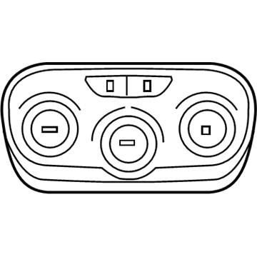 Dodge 1TQ77DX9AD CENTER STACK Lower