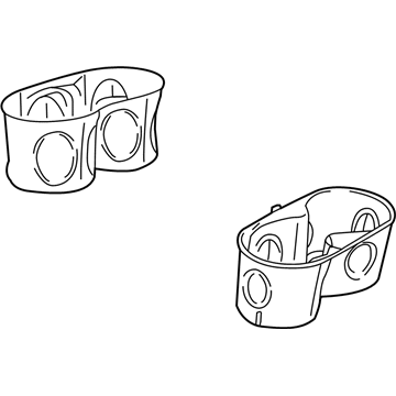 Chrysler 68312537AA MAT Console Cup Holder