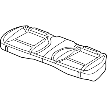 Chrysler 5ZC32DX9AA COVER Rear Seat Cushion