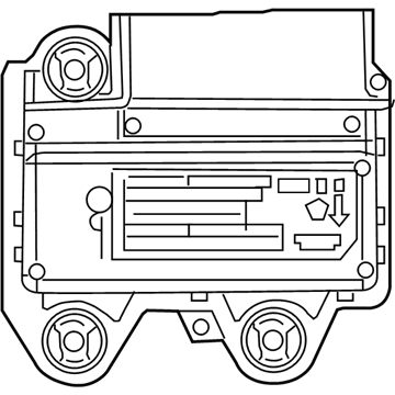 Jeep 56038973AD MODULE Occupant Restraint