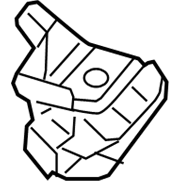 Chrysler 68247259AA BRACKET KIT Radiator Upper