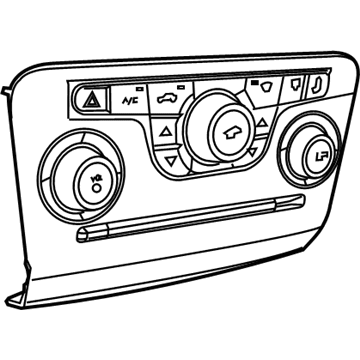 Mopar 56054673AA Center Stack Vehicle Feature Controls Mopar 56054673AA Center Stack Vehicle Feature Controls