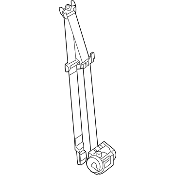 Jeep 1UU49DX9AA SEAT BELT Front Outer