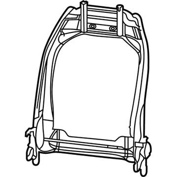Mopar 68248242AB Frame Front Seat Back