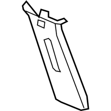 Jeep 1ET05HDAAE PANEL B Pillar Upper Trim