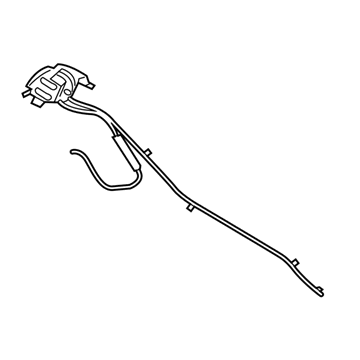 Jeep 6QY84TX7AB HANDLE AND CABLE SEAT RELEASE Right