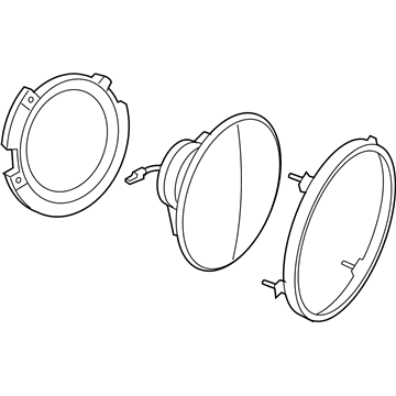 Jeep 68304051AB HEADLAMP