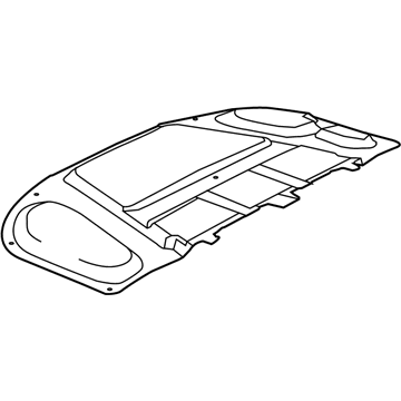 Mopar 68088724AB Insulation Hood