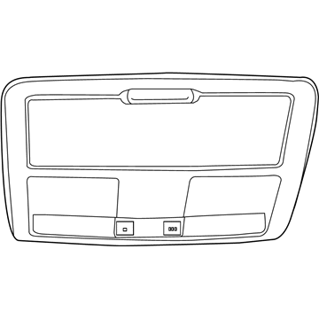 Chrysler 5PL46DX9AB CONSOLE Overhead