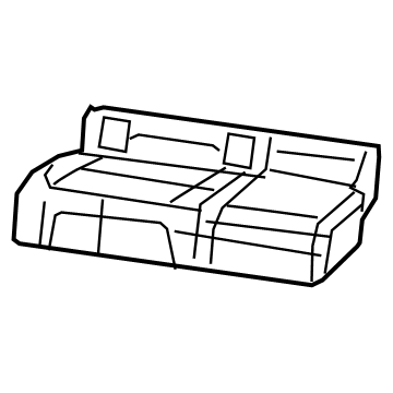 Mopar 6YS26TX7AA Cover Rear Seat Cushion Right Mopar 6YS26TX7AA Cover Rear Seat Cushion Right