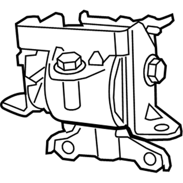 Jeep 68195917AB INSULATOR Engine Mount Includes Item 2 Bracket