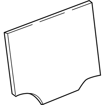 Jeep 68292957AB GLASS Rear Door