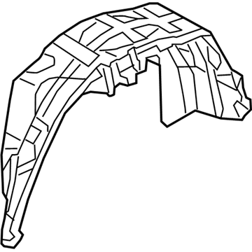 Jeep 68209677AE SHIELD Wheelhouse