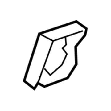 Mopar 68356619AB Foam Blocker Windshield Lower