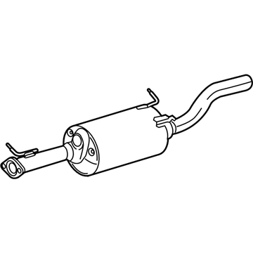 Ram 68268196AE MUFFLER Exhaust