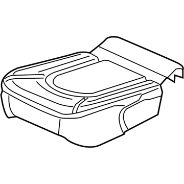 Mopar 6EC77PQQAA Cover Rear Quad Seat Cushion
