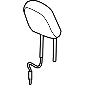 Chrysler 5SK771D2AB HEADREST Second Row