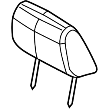 Dodge 1UL36XDBAB HEADREST Front