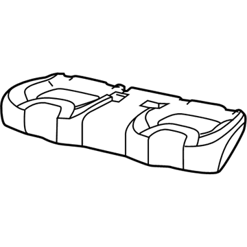 Jeep 6ST44LAAAC COVER Rear Seat Cushion
