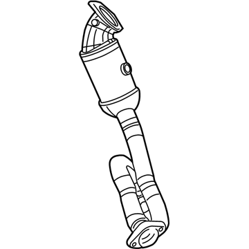 Jeep 68085148AG PIPE AND CONVERTER Exhaust